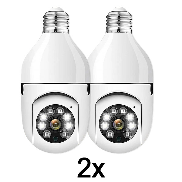 2x Интелигентна камера за сигурност | BULBCAM