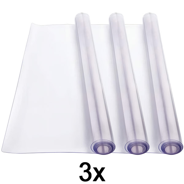 3x Покривало за маса от PVC (90x160cm) | DURACOVER