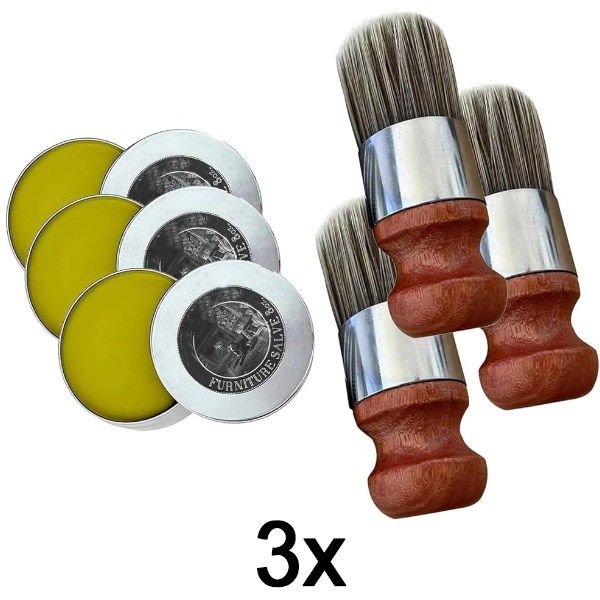 3x Паста за блясък на дърво и кожа | REVIVAPRO