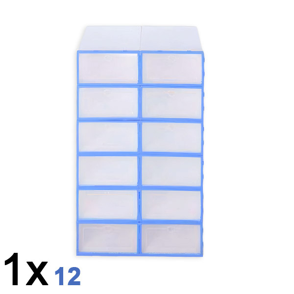 1x Пластмасова кутия за съхранение на обувки (12 броя) | SHOEZY
