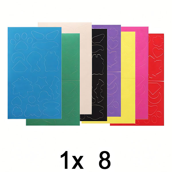 1x Самозалепващи се Лепенки за Ремонт (8x Multi Colors) | ZAKRPKA