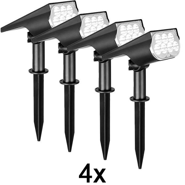 4x Външен слънчев прожектор | SPOTIKE